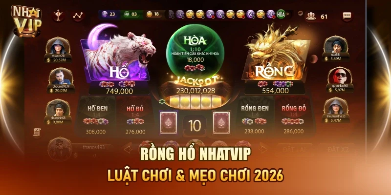 Rồng Hổ Nhatvip – Luật Chơi, Tỷ Lệ Trả Thưởng Và Mẹo Soi Cầu Rồng Hổ Nhatvip – Luật Chơi, Tỷ Lệ Trả Thưởng Và Mẹo Soi Cầu