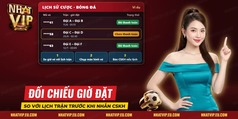 Lịch sử cược mùa World Cup trên Nhatvip với một vé chưa thanh toán và ba bước đối chiếu giờ đặt
